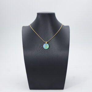 dreamy gradient mother of pearl zodiac necklace